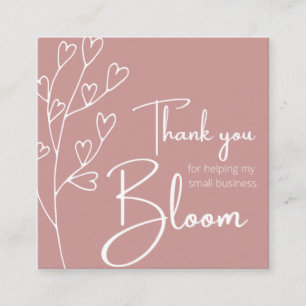 Small Business Thank You Card