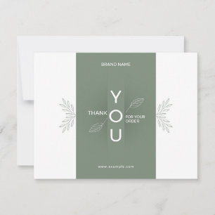 Small Business Thank You Card