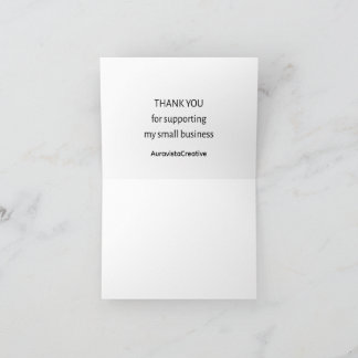Small Business Thank You Card | Minimal | Personal