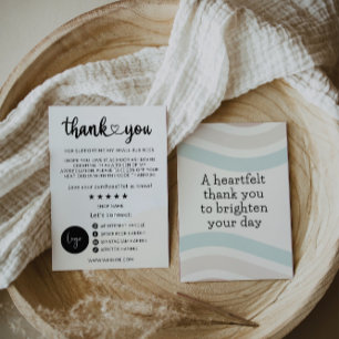 Small Business Thank You Card Printable