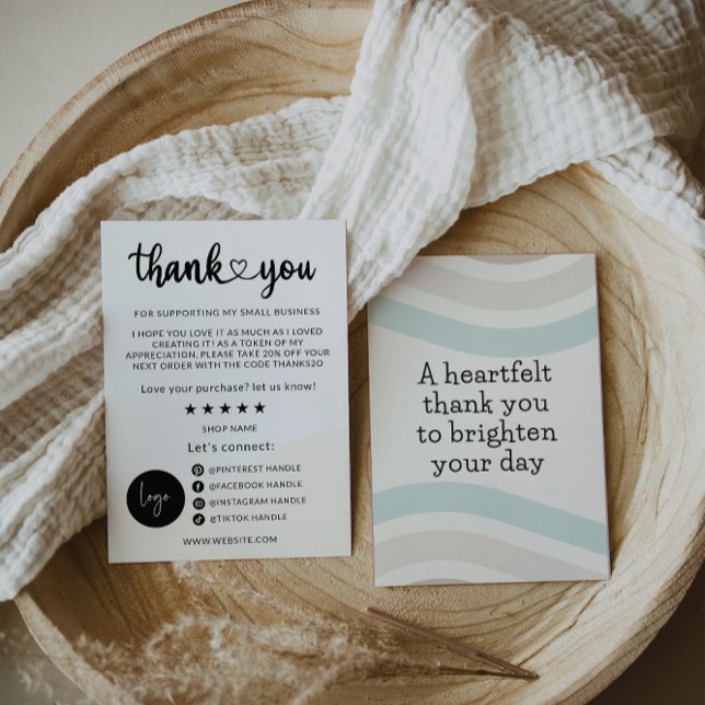 Small Business Thank You Card Printable (Creator Uploaded)