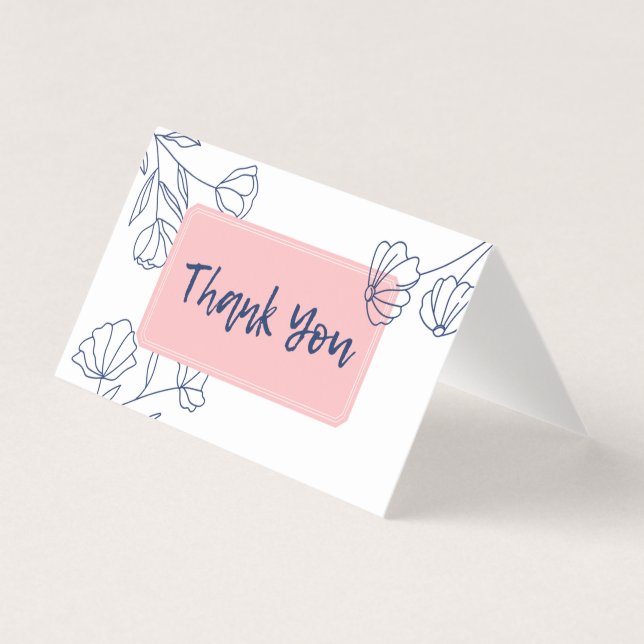 Small Business Thank You Card - Small Notecard (Front)