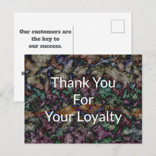 Small Business Thank You Customer Appreciation Postcard