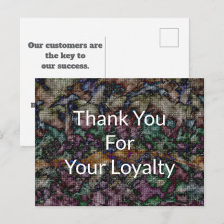 Small Business Thank You Customer Appreciation Postcard