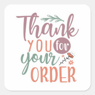 Small Business Thank You For Your Support Sticker