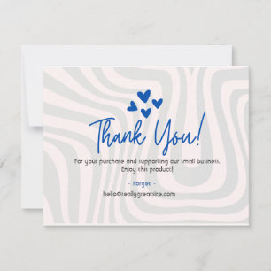 Small Business Thank You RSVP Card