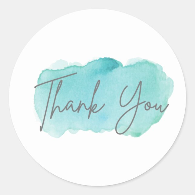 Small Business Thank You Sticker (Front)