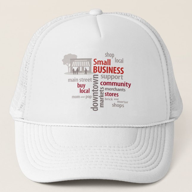 Small Business Trucker Hat (Front)