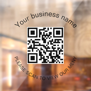 Small Business Window Cling