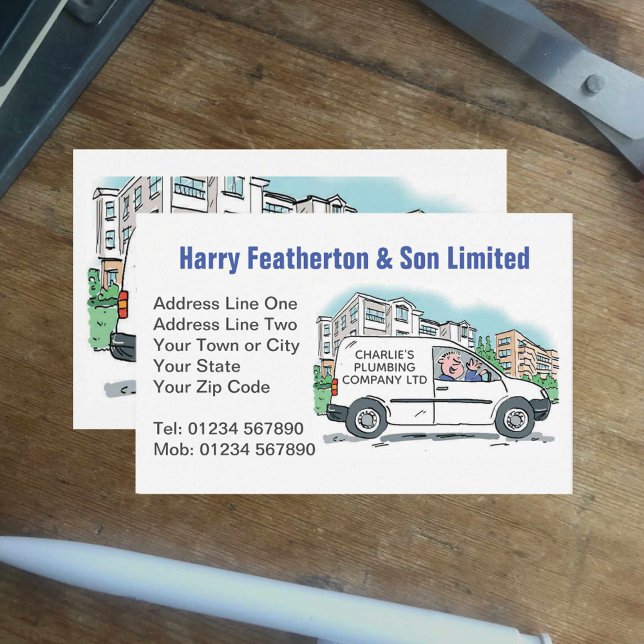 Small Business with Name on Company Van Business Card (Creator Uploaded)