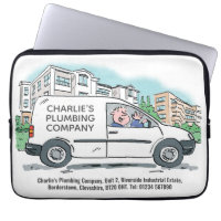 Small Business with Name on Company Van