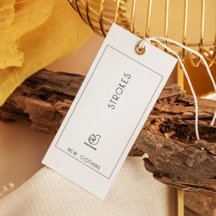 Small Bussiness Minimalist Hang Tag White