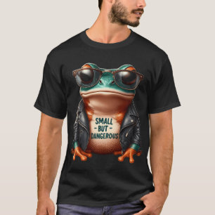 Small But Dangerous Biker Frog T-Shirt
