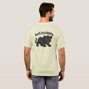 Small But Mightier   Fierce Black Panther Cub Kids T-Shirt