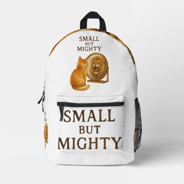 Small but Mighty Printed Backpack (Front)