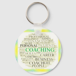 Small Button Coaching Keychain #11