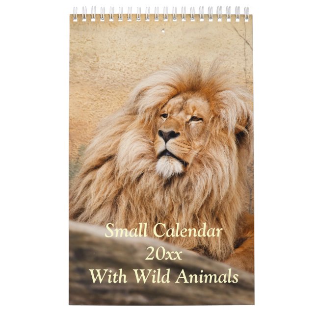 Small Calendar 2026 With Wild Animals (Cover)
