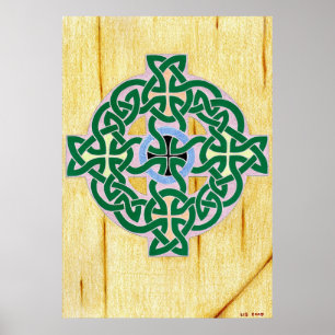 Small Celtic Cross (combo) print
