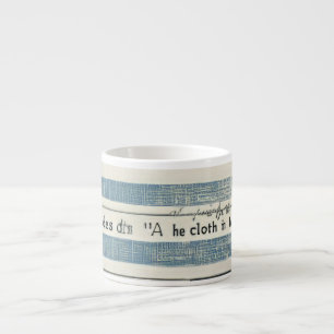 Small Ceramic Cup with Ocean Details