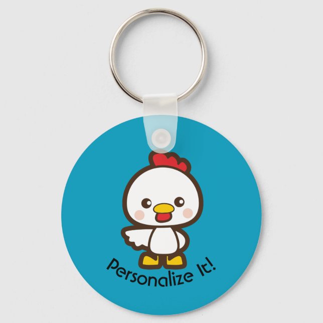 Small chicken key ring (Front)