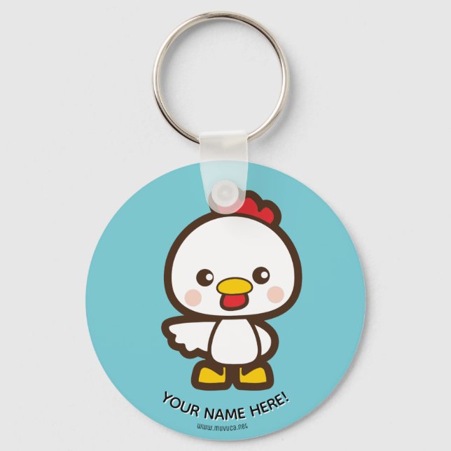 Small chicken key ring (Front)