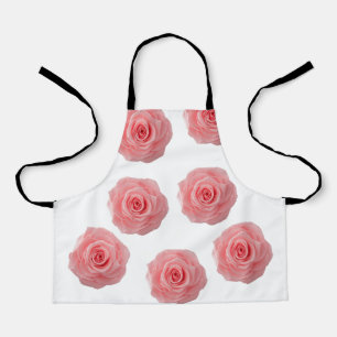 Small Children Apron Red Roses