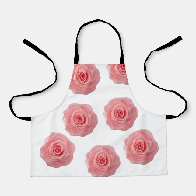 Small Children Apron Red Roses (Front)