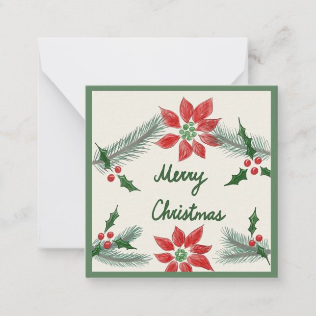 Small Christmas card (Front)
