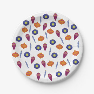 Small Christmas Ornaments Paper Plate