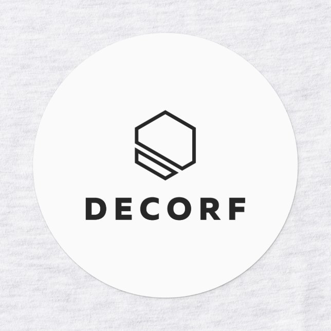 Small Circle Clothing Label (Design 1)