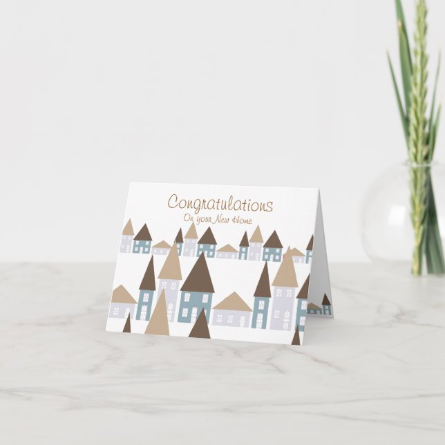 Small - Congratulations on your new home Card (Front)