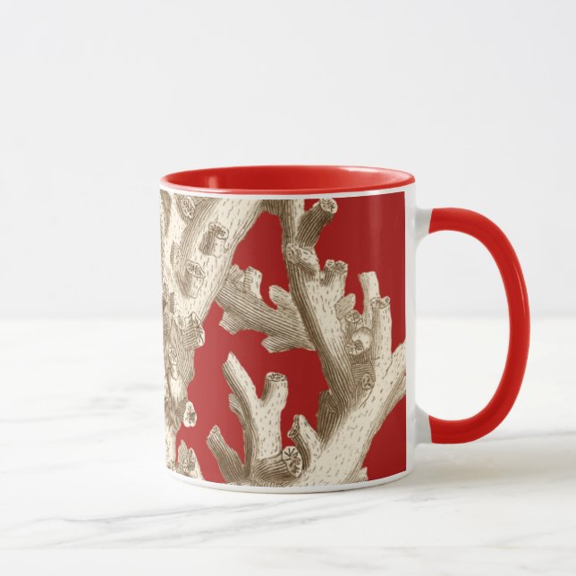 Small Coral in Red Mug (Right)