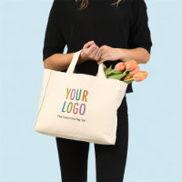 Small Cotton Canvas Tote Bag with Logo No Minimum