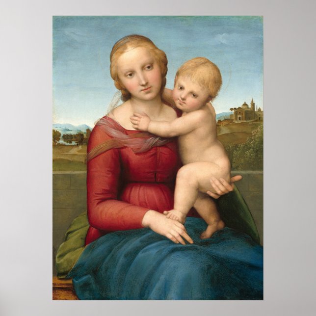 Small Cowper Madonna - Raphael Fine Art Poster (Front)