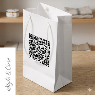 Small Custom Bag with QR Code for Brand Promotion