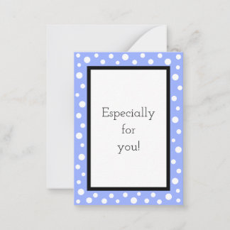 Small Dot Gift Note Cards_Lavender Card