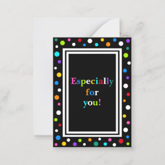 Small Dot Gift Note Cards_Multi Card