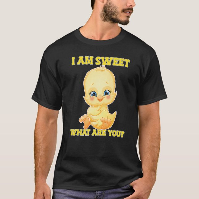 Small Duck Bird Chick T-Shirt (Front)