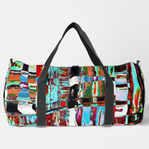 Small Duffel Bag – Collapse Reflection Abstract