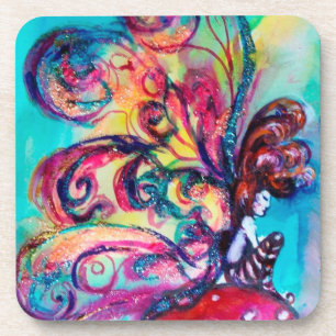 SMALL ELF OF MUSHROOMS COASTER