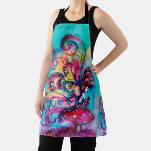 Small Elf of Mushrooms  Fantasy Apron