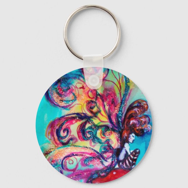 Small Elf of Mushrooms Key Ring (Front)