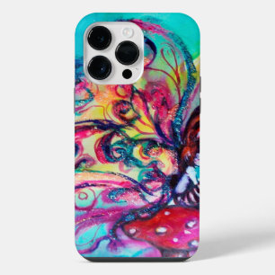 SMALL ELF OF MUSHROOMS Pink Blue Fantasy iPhone 14 Pro Max Case