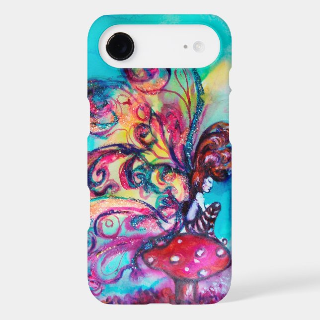 SMALL ELF OF MUSHROOMS ,Pink Gold Yellow Blue (Back)