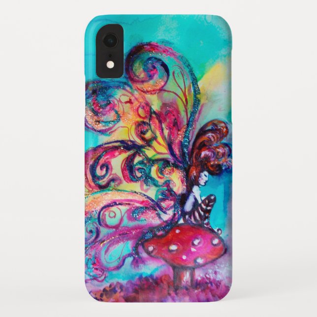 SMALL ELF OF MUSHROOMS ,Pink Gold Yellow Blue Case-Mate iPhone Case (Back)