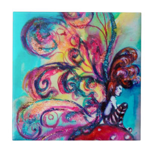 SMALL ELF OF MUSHROOMS TILE