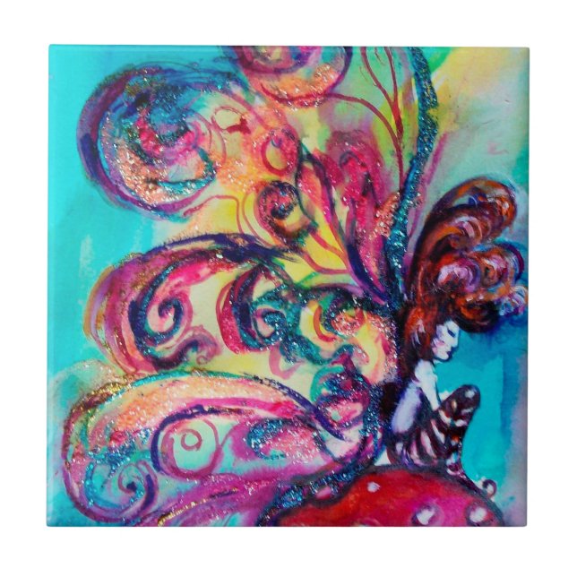 SMALL ELF OF MUSHROOMS TILE (Front)