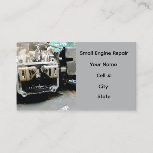 Small Engine Repair Business Card