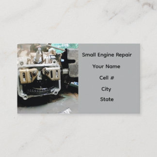 Small Engine Repair Business Card
