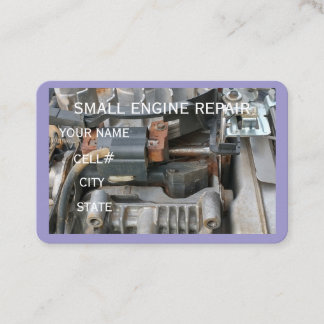 Small Engine Repair Business Card